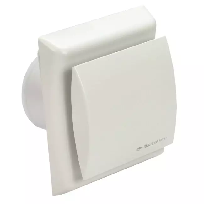 Itho Daalderop Badlüfter Ø 100 mm- weiß mit Timer BTV-N201 T