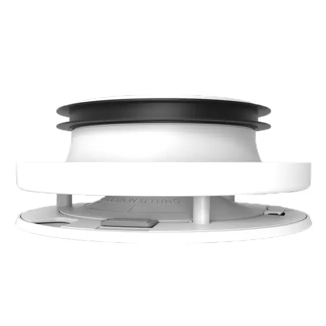 Vent-Axia Uniflexplus RV 100 mm verstellbares Zu- und Ablaufventil - weiß