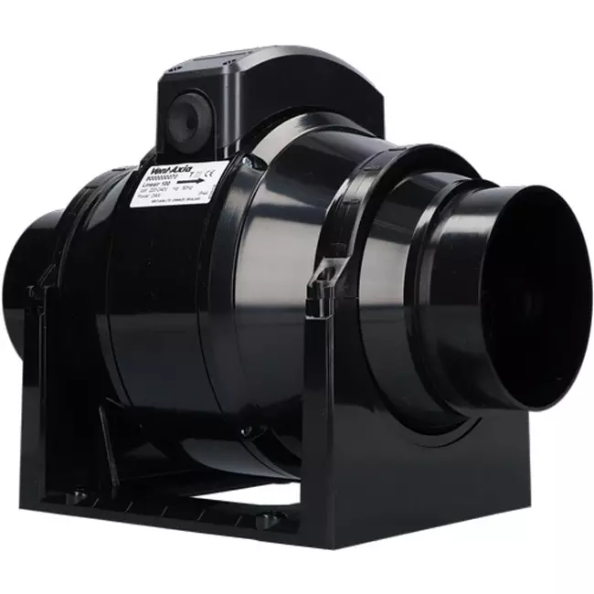 Vent-Axia Rohrventilator 100mm gemischter Durchfluss - Lineair 100