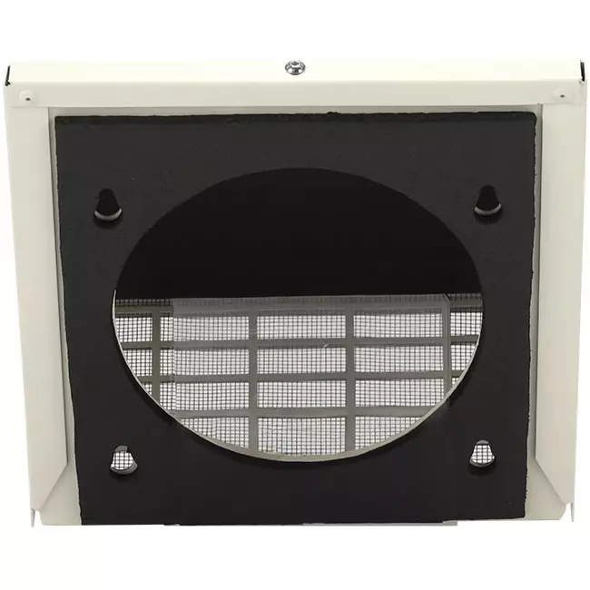 Abdeckung HRU Wall Ø100 - RAL9010