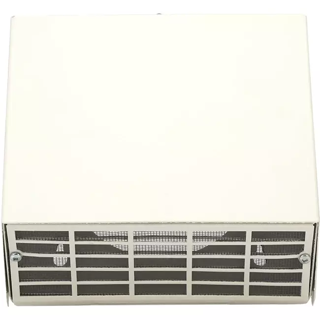 Abdeckung HRU Wall Ø100 - RAL9010