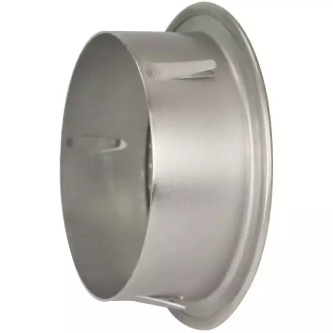 Metall-Rundlüftungsgitter inkl. Einbautülle Ø 180 mm Aluminium - DWRA180S