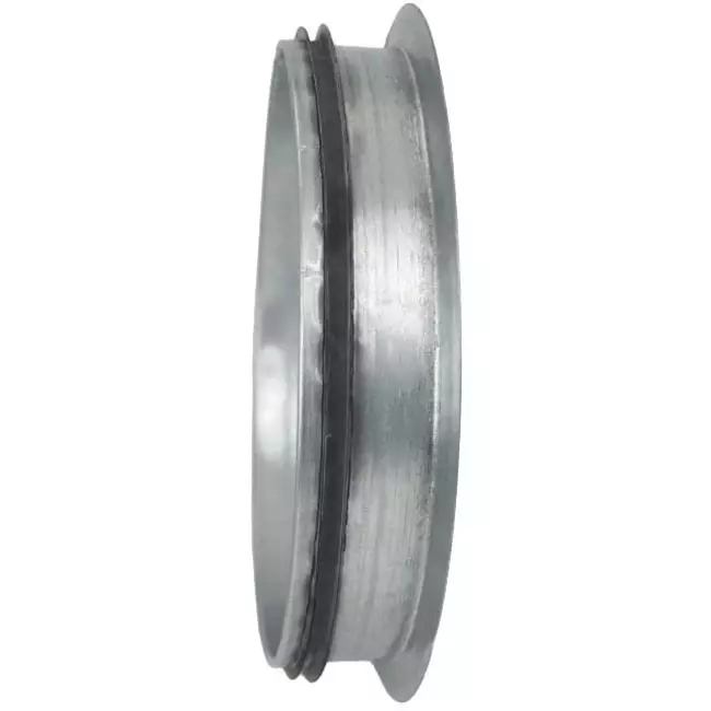 Wickelfalz Bundkragen Ø 80mm (90°) - Galvanisiert