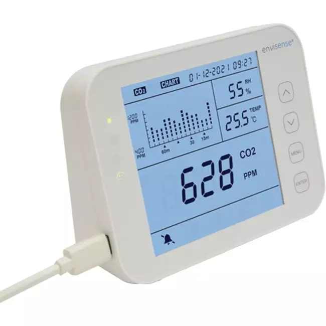EnviSense CO2-Messgerät mit Ampel - CO2 smart