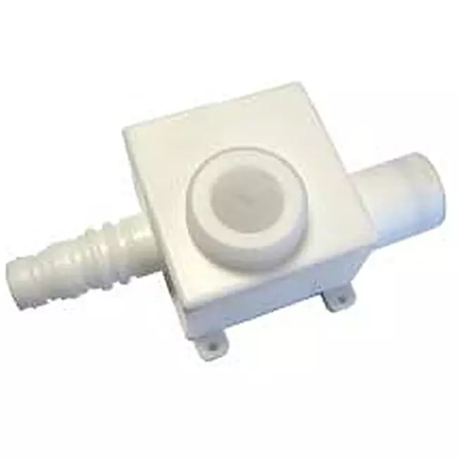 Sauermann Siphon zur Kondensatabführung.