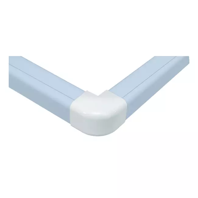 Climaplus Klimakanal Winkel Außenbogen 125 x 75mm RAL 9010 WEISS