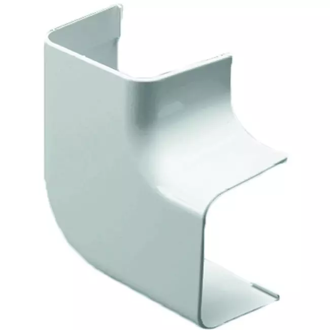 Climaplus-Klimakanal Flachbogen 70x55mm RAL 9010 WEISS