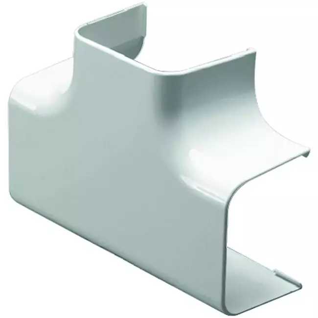 Climaplus Klimakanal T-Stück für Montagekanal 125 x 75 mm RAL 9010 WEISS