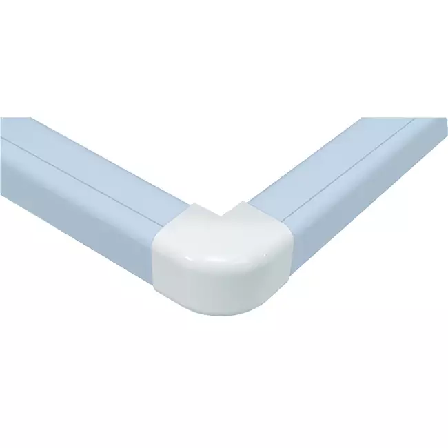 Climaplus-Klimakanal Außenbogen 70x55mm RAL 9010 WEISS