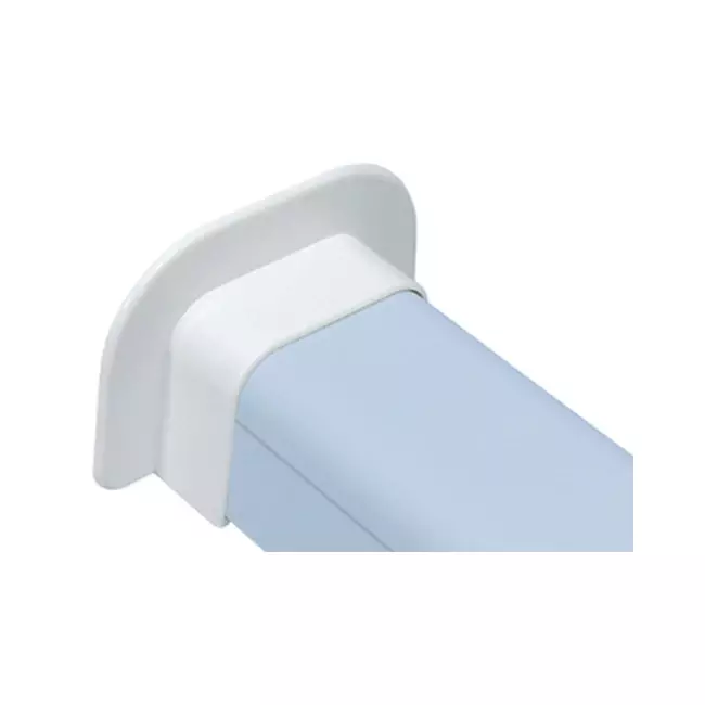Climaplus Klimakanal Wandrosette 70x55mm RAL 9010 WEISS
