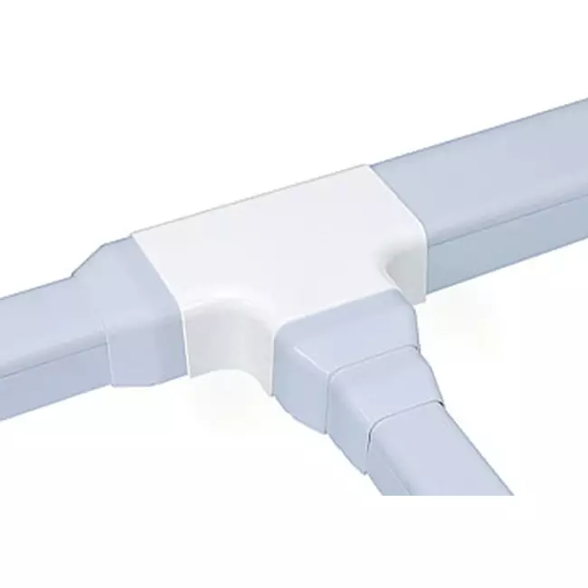 Climaplus Klimakanal T-Stück für Kanal 90x65mm RAL 9010 WEISS