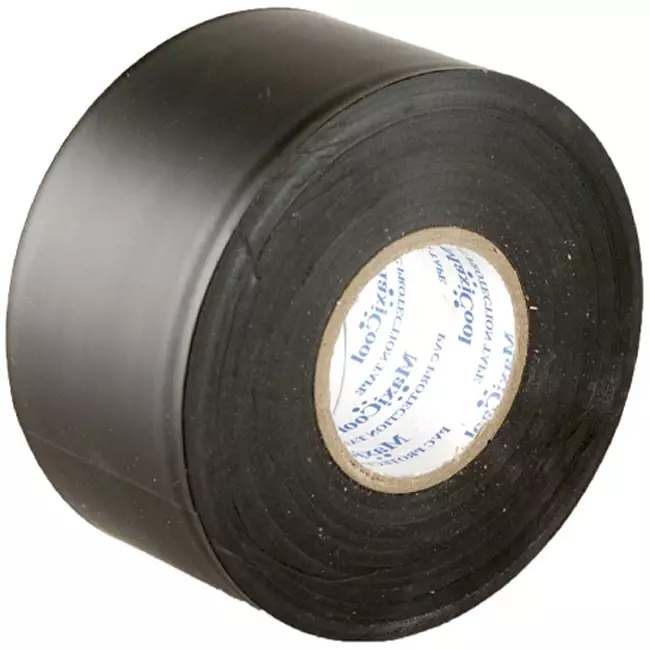 Selbstklebendes Band, mattschwarz, Breite 48 mm, Rolle 22 m