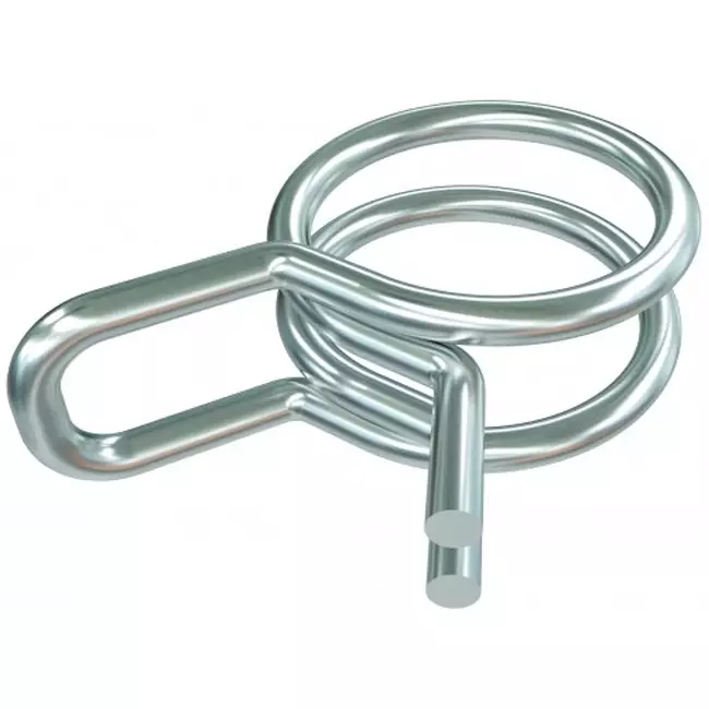 Sauermann Stahldrahtklemme für Ø6mm Schlauch (Satz 25 Stück)