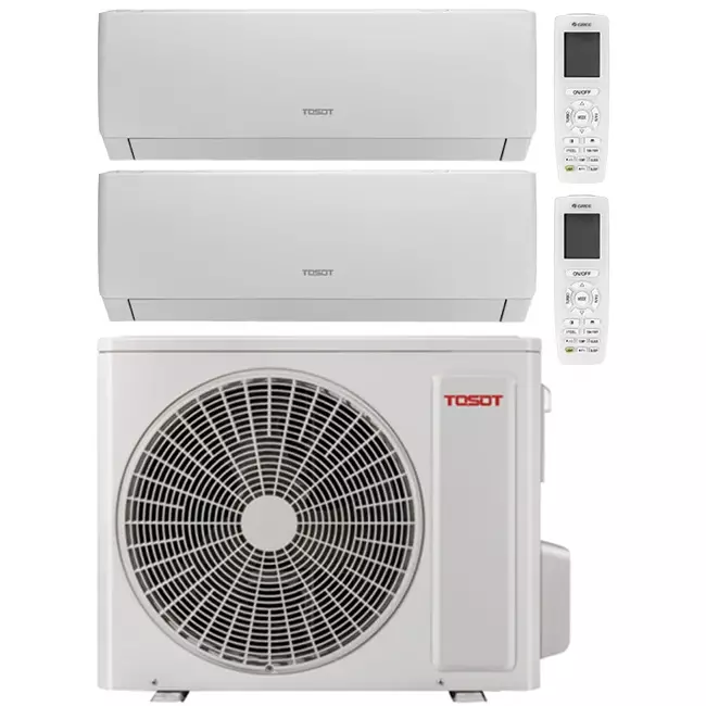 Tosot PULAR Multi Split (2) Klimaanlage 0912p R32 1 x 3,5 kW und 1 x 2,5 kW Set