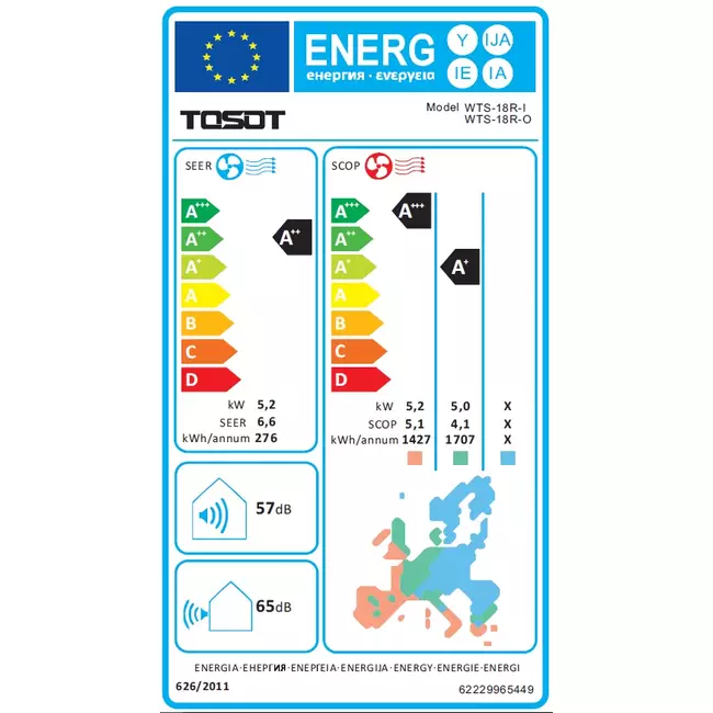 Tosot CONSOLE by GREE Inverter Klimaanlage R32 5,2 kW Set