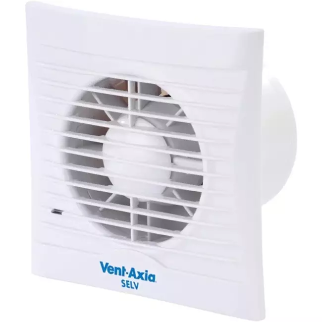 Vent-Axia Azur SELV 12V Bad- und Toilettenventilator Ø100 mit Feuchtigkeitssensor
