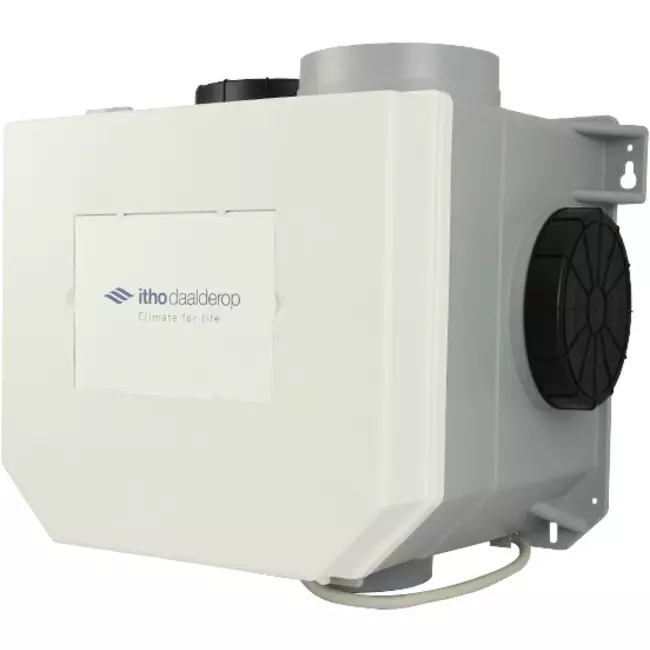 Itho Daalderop CVE-S ECO Package SE 325 m³/h + Feuchtigkeitssensor + RFT-N Auto control + 4 Ventile - Eurostecker