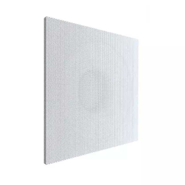 Deckenluftdurchlass 600x600 perforiert mit einstellbarer Zuluft - Oberanschluss 250 mm - Mischfarbe RAL 9010