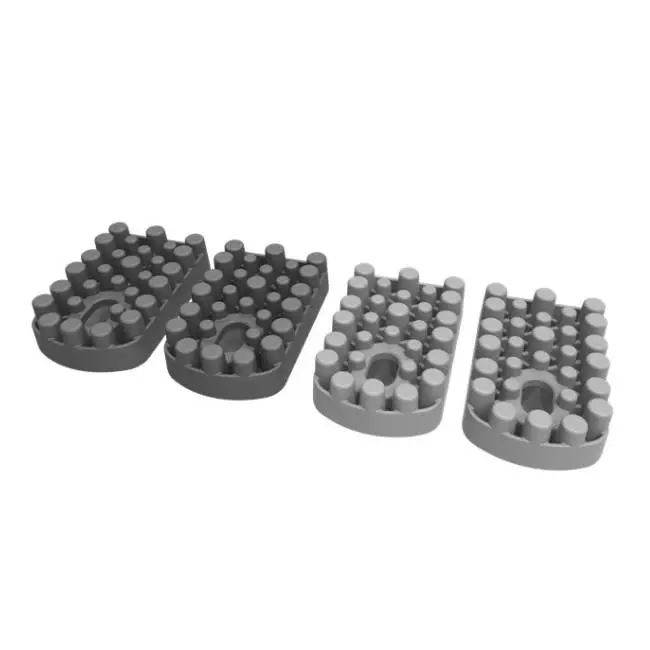 Vibrationsset 14PLUS: 2 weiche und 2 harte Dämpfer bis zu 100 kG
