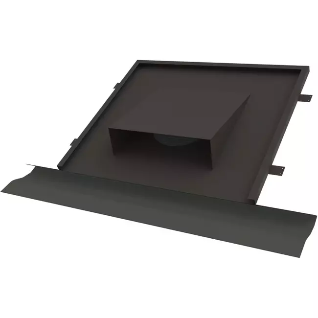 Thermoduct horizontale Flachdachleitung Durchmesser 315 für Schrägdach