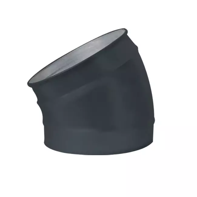 Wickelfalz Bogen 30° Ø 125 mm für Wickelfalzrohre - maßgeschneidert RAL7016