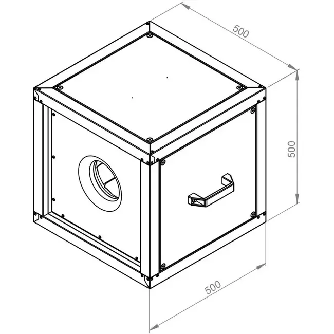 Kastenventilator Motor-Außenluftstrom - MPC 225 EC T30