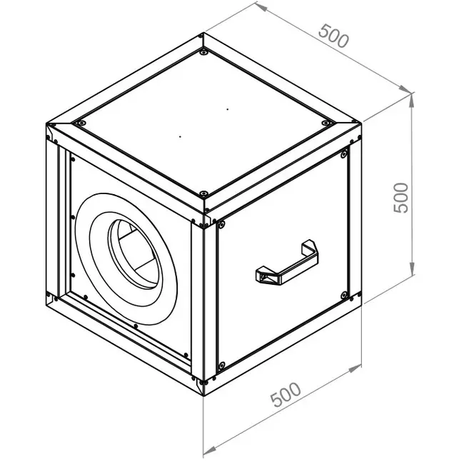 Kastenventilator Motor-Außenluftstrom - MPC 280 EC T30