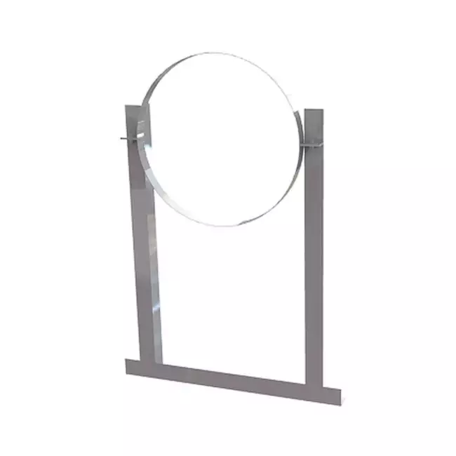 Dachschelle Aluminium für Wickelfalzrohr Ø125mm