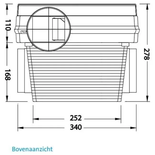 Orcon Compact 10P 320 m³/h - Perilex-Stecker