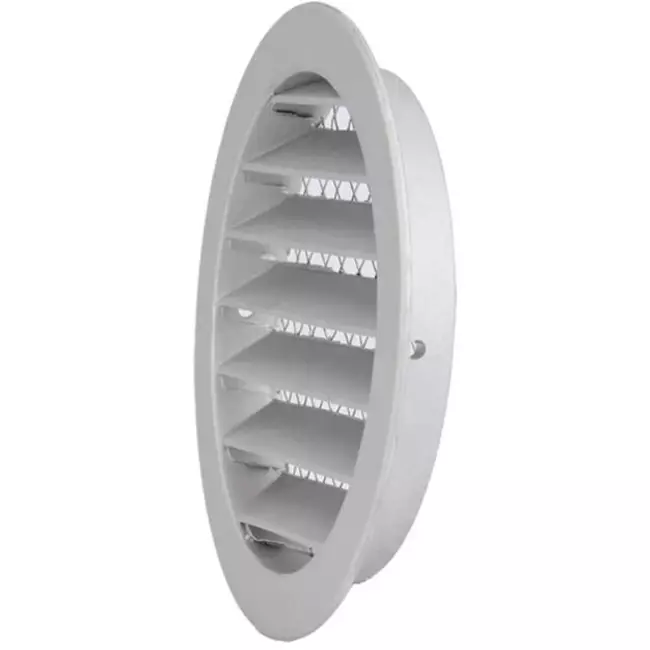 Wetterschutzgitter Aluminium Wand Ø80mm - DSAV080