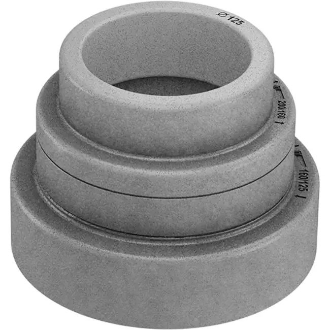 Reduzierstück für isoliertes Rohr 125/160/200mm