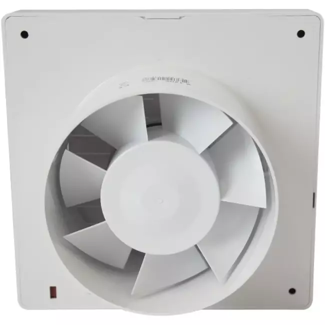 Badlüfter Ø 100 mm  Automatischer Abschaltklappe - Timer - Feuchtigkeitssensor - Luxus X100ZHT
