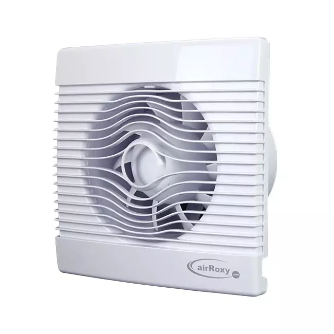 Badlüfter mit Feuchtigkeitssensor und Timer Ø 120 mm weiß - pRemium 120HS