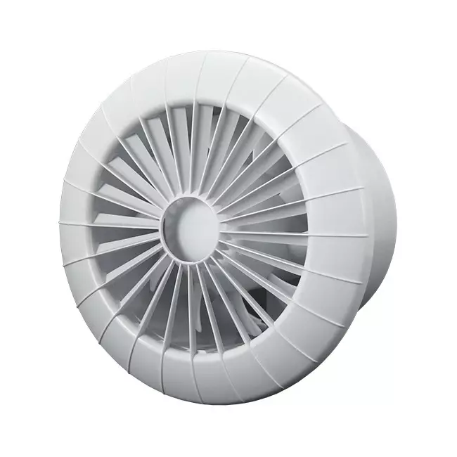 Badlüfter Ø120mm rund - weiß - aRid 120 BB