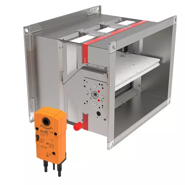 Rechteckiger Brandschutzklappenantrieb 230V - E-FD40 900x250 M230 S