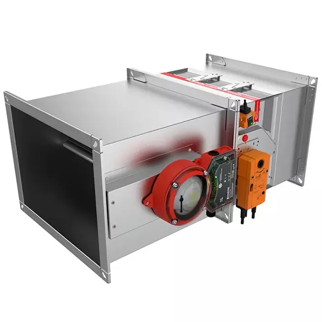 Rauchmelder 230V für rechteckige Brandschutzklappe - E-FD A SSA 900x250 230