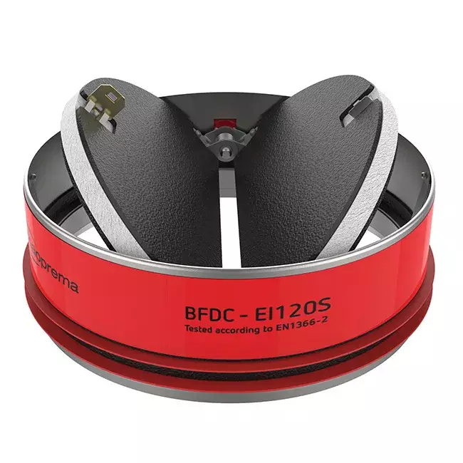 Brandschutzklappe rund 100 mm - E-BFDC EI120S 100