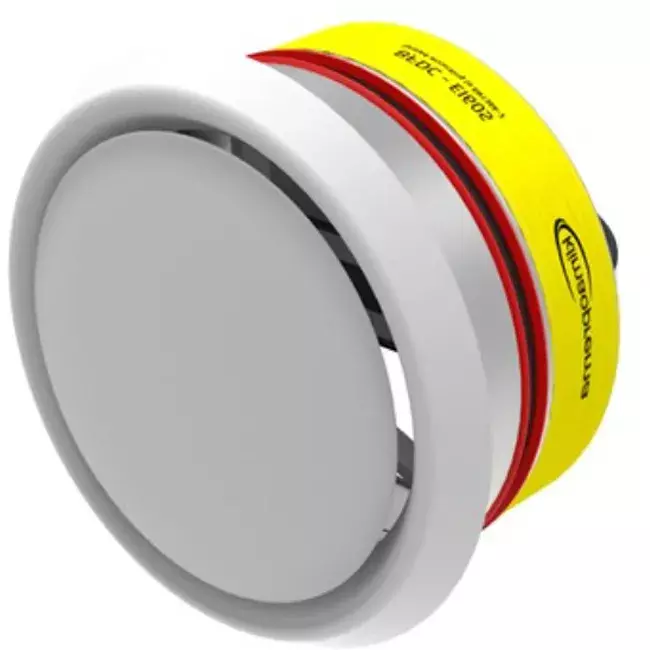 Brandschutzklappe rund 100 mm mit Lüftungsventil - E-BFDC V EI60S D100