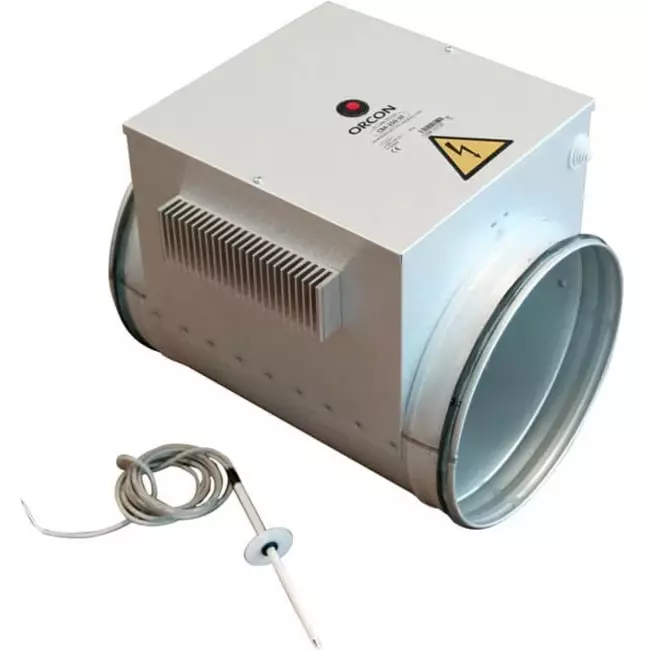 Orcon CBA 160 18 Nacherhitzer, elektrisch inklusive Kanalfühler - 230 Volt
