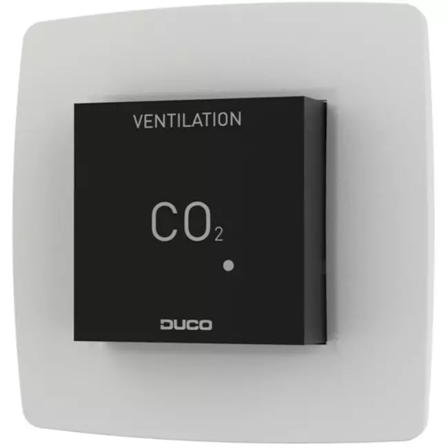Duco CO2 Raumfühler ohne Steuerung RF/Wired schwarz