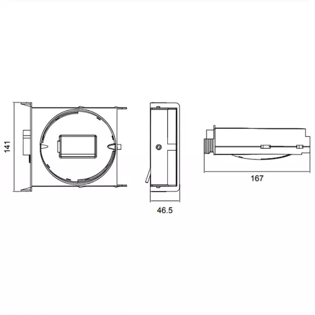 Duco Focus sensorlose Regelklappe 25m³/h