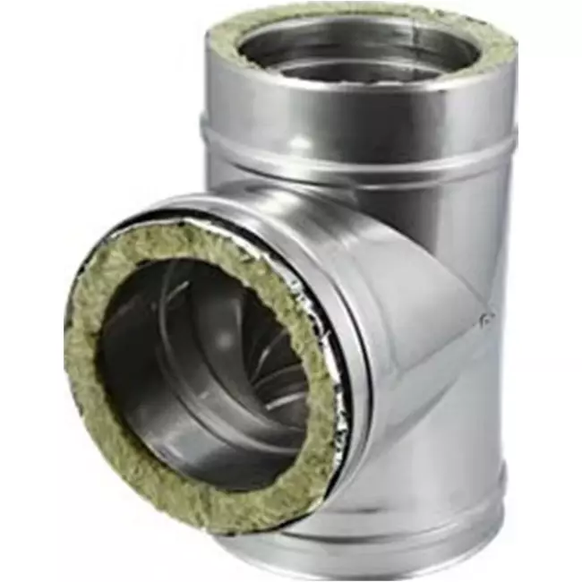 DW Durchmesser 180 mm (180/230) T-Stück T90 I316L/I304 (D0,5/0,6)
