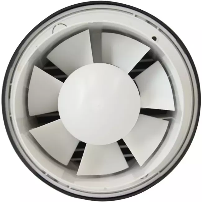 Badlüfter rund Ø 125 mm antraciet -  EAT125A