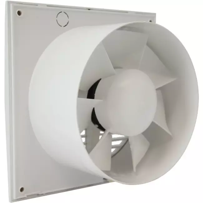 Badlüfter Ø 100mm weiß mit Timer und Feuchtigkeitssensor - Standard EE100HT
