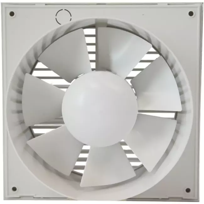 Badlüfter 125 mm Gold mit Zugschnur und Stecker - EE125WPG