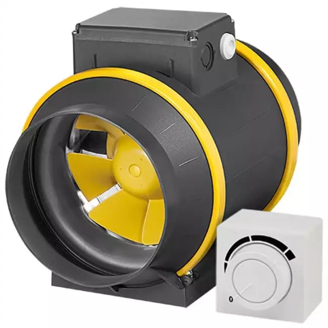 Ruck Etamaster M Rohrventilator - 600 m³/h -Ø 150 mm + 3-Stufenschalter