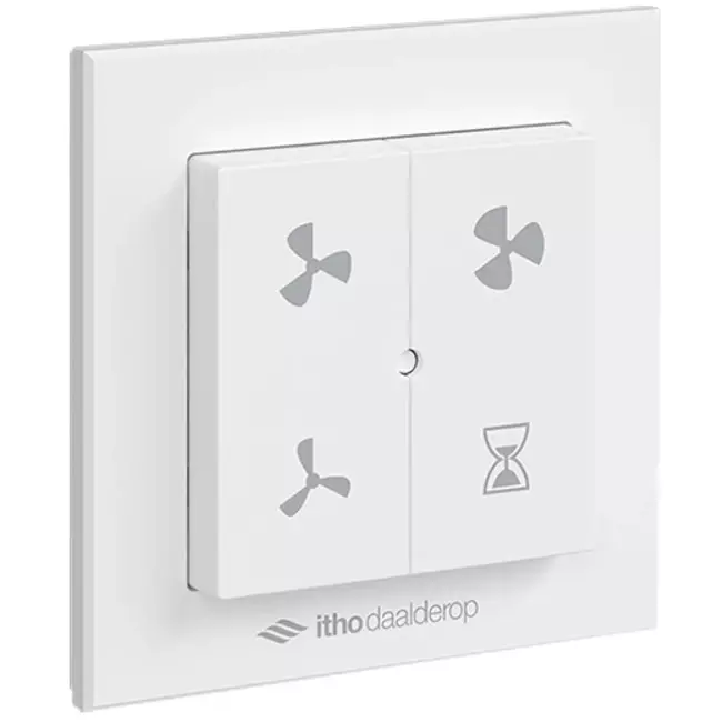 Itho Daalderop drahtlose Bedienung RFT-N weiß (1,2,3,T)
