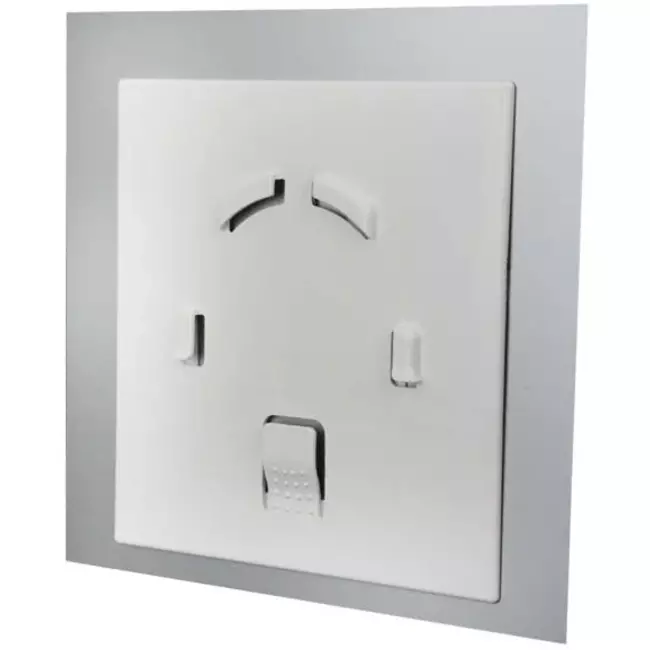 Lüftungsgitter 15x15cm mit farbiger Glasfront satiniert silber