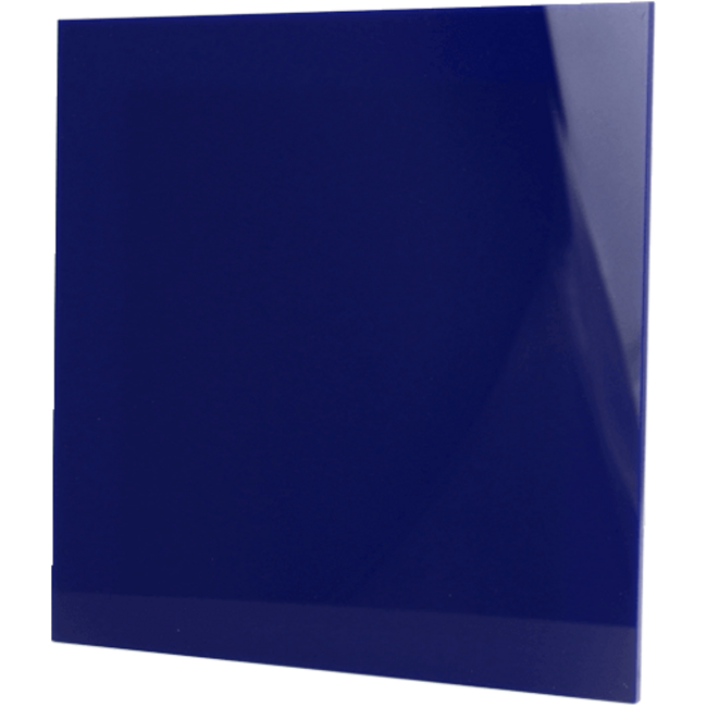 Lüftungsgitter 15x15cm mit farbiger Kunststofffront blau