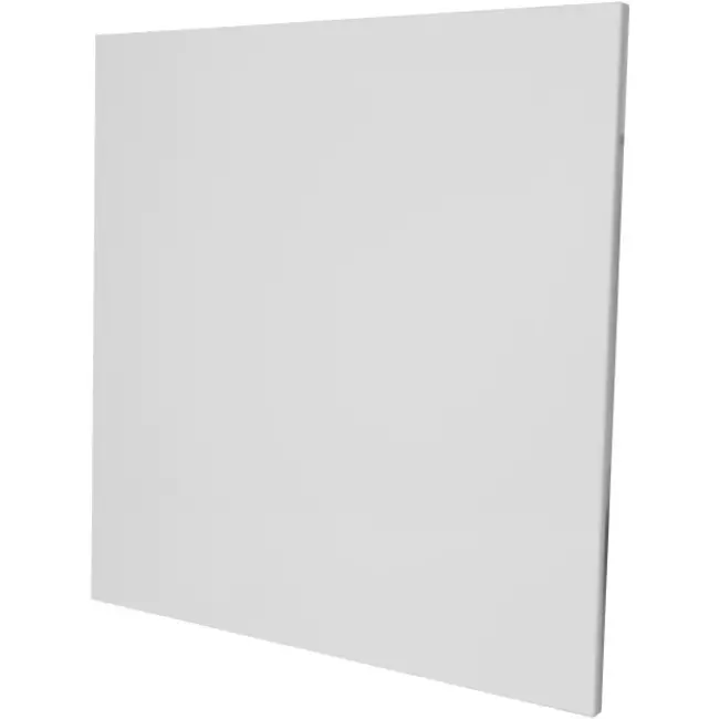 Badlüfter  Ø 100 mm - Front aus glänzend weißem Kunststoff